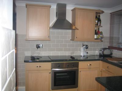 Bathroom or kitchen decorated by Jim'll Paint It