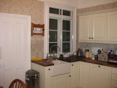 Bathroom or kitchen decorated by Jim'll Paint It
