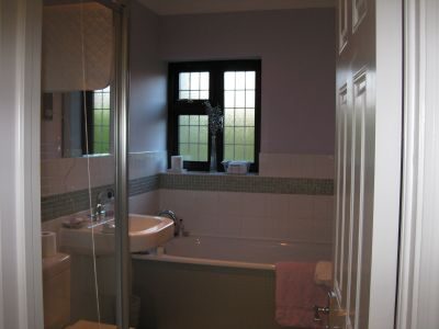 Bathroom or kitchen decorated by Jim'll Paint It