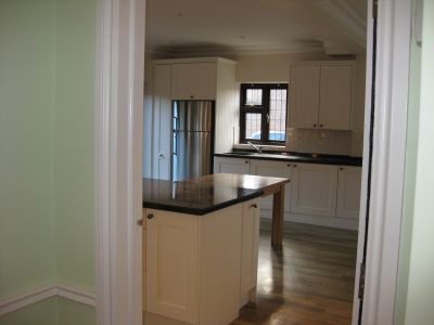 Bathroom or kitchen decorated by Jim'll Paint It