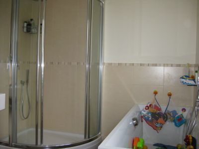 Bathroom or kitchen decorated by Jim'll Paint It