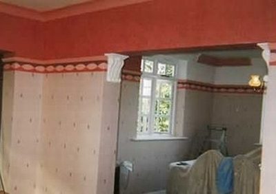 Living and dining room decorated by Jim'll Paint It