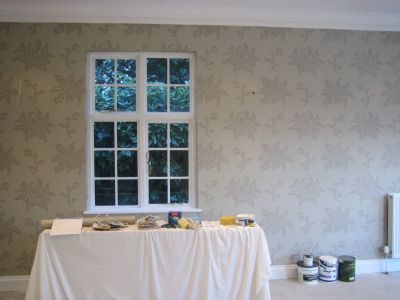 Living and dining room decorated by Jim'll Paint It