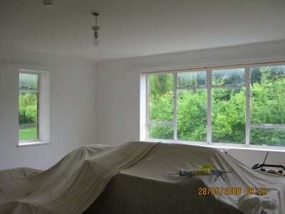 Living and dining room decorated by Jim'll Paint It