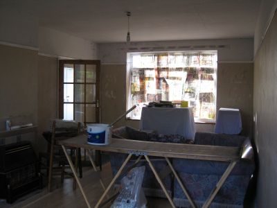 Living and dining room decorated by Jim'll Paint It