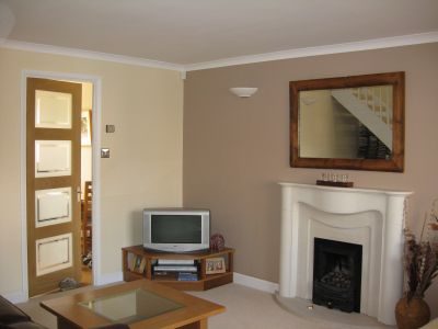 Living and dining room decorated by Jim'll Paint It