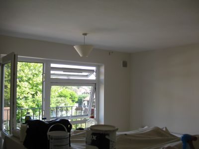 Living and dining room decorated by Jim'll Paint It