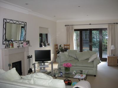 Living and dining room decorated by Jim'll Paint It