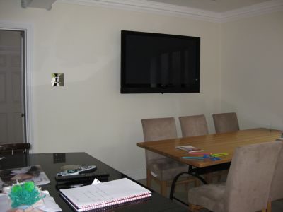 Living and dining room decorated by Jim'll Paint It
