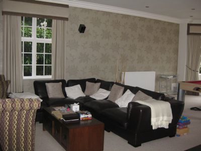 Living and dining room decorated by Jim'll Paint It