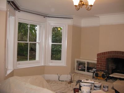 Living and dining room decorated by Jim'll Paint It
