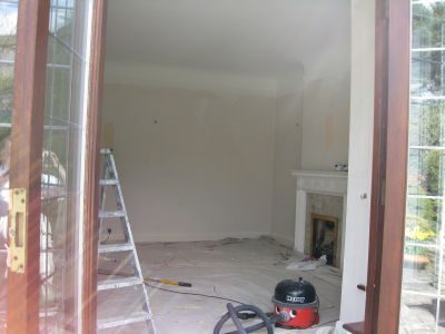Living and dining room decorated by Jim'll Paint It