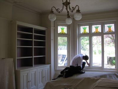 Living and dining room decorated by Jim'll Paint It
